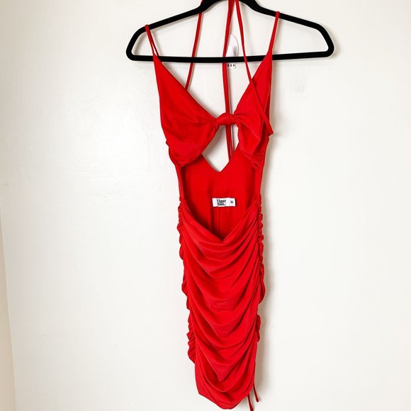 Tiger mist Lisle red bodycon dress XS - Picture 2 of 7